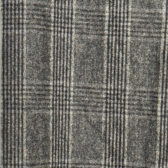 MaxMara Brown Black Plaid Wool Straight Leg Pant Trousers 2 - Picture 12 of 14